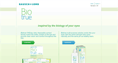Desktop Screenshot of biotrue.com